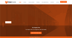 Desktop Screenshot of foxpass.com